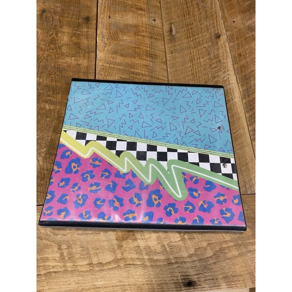 Trapper Keeper Binder Retro Portfolio Folder Retro 1990’s Vintage Style